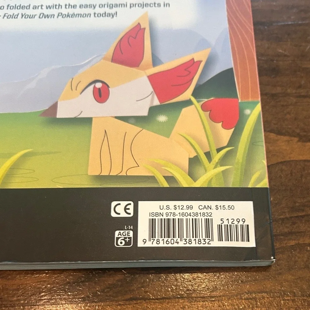 Pikachu Press Pokemon Origami Book Kids 2015 Paper Craft Nintendo Paper Crafting